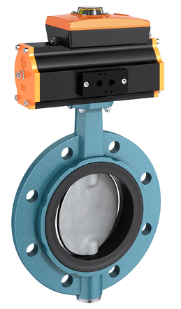 Centre flanged butterfly valve M015-A